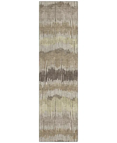 Addison Chantille Acn889 2'3"x7'6" Runner Area Rug In Taupe