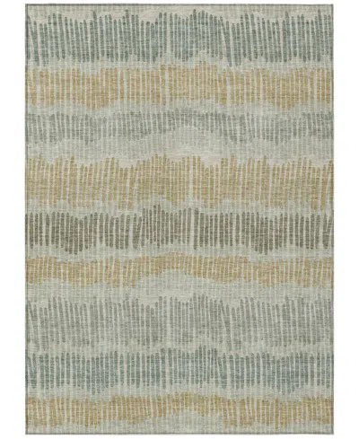 Addison Chantille Machine Washable Acn889 5'x7'6" Area Rug In Beige