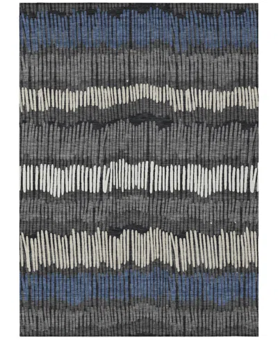 Addison Chantille Acn889 5'x7'6 Area Rug In Charcoal