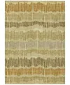 Addison Chantille Machine Washable Acn889 8'x10' Area Rug In Gold