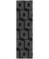 Addison Chantille Acn890 2'3"x7'6" Runner Area Rug In Black