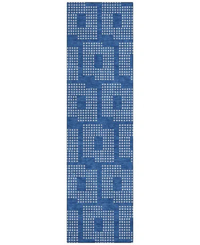 Addison Chantille Acn890 2'3"x7'6" Runner Area Rug In Blue