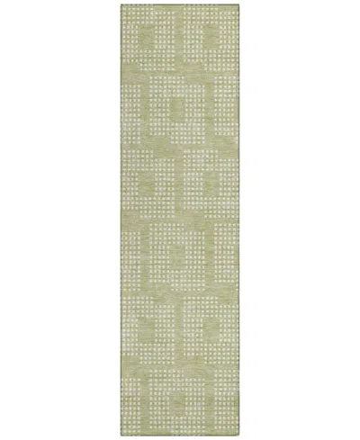 Addison Chantille Acn890 2'3"x7'6" Runner Area Rug In Sage