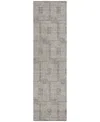 Addison Chantille Machine Washable Acn890 2'3"x7'6" Runner Area Rug In Taupe