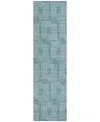 Addison Chantille Machine Washable Acn890 2'3"x7'6" Runner Area Rug In Teal