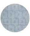 Addison Chantille Acn890 8'x8' Round Area Rug In Mist