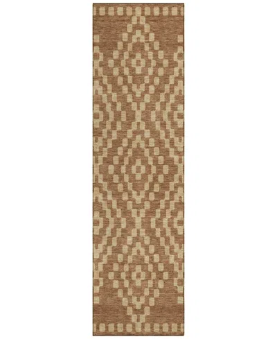 Addison Chantille Acn891 2'3"x7'6" Runner Area Rug In Paprika