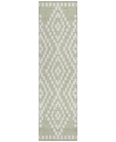 Addison Chantille Acn891 2'3"x7'6" Runner Area Rug In Sage