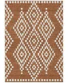 Addison Chantille Machine Washable Acn891 2'6"x3'10" Area Rug In Terracotta