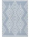 Addison Chantille Machine Washable Acn891 3'x5' Area Rug In Denim