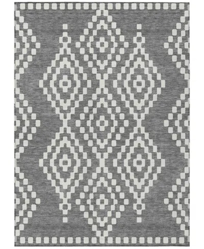 Addison Chantille Machine Washable Acn891 3'x5' Area Rug In Gray