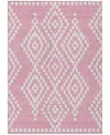 Addison Chantille Acn891 5'x7'6 Area Rug In Pink