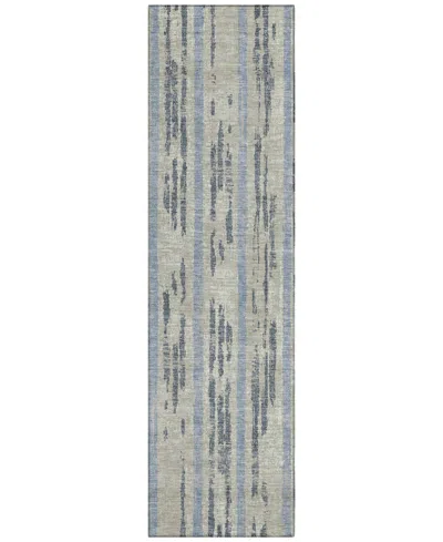 Addison Chantille Acn892 2'3"x7'6" Runner Area Rug In Taupe