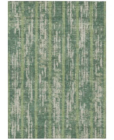Addison Chantille Machine Washable Acn892 8'x10' Area Rug In Green