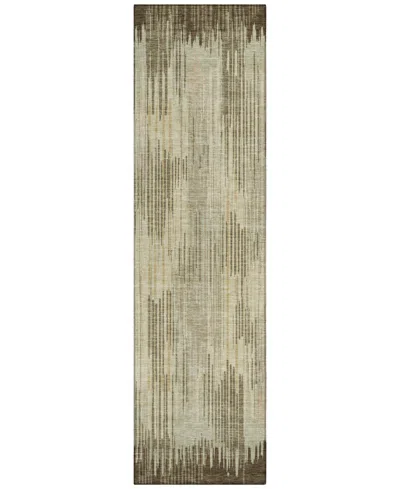Addison Chantille Acn893 2'3"x7'6" Runner Area Rug In Brown
