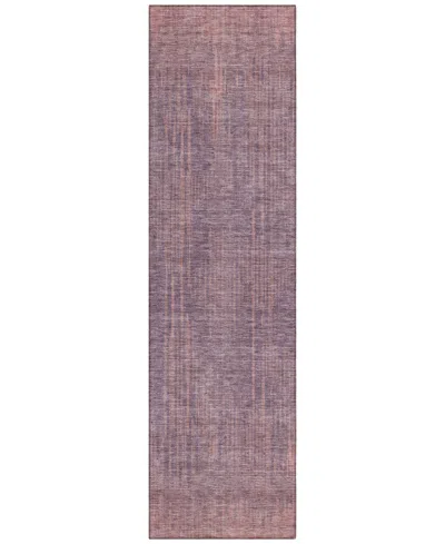 Addison Chantille Acn893 2'3"x7'6" Runner Area Rug In Mauve