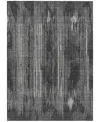 Addison Chantille Machine Washable Acn893 5'x7'6" Area Rug In Charcoal