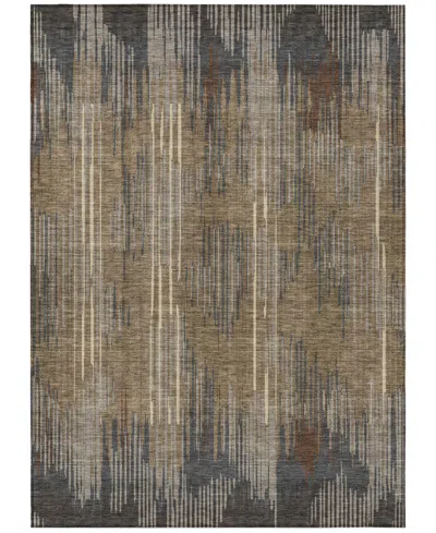 Addison Chantille Machine Washable Acn893 8'x10' Area Rug In Taupe