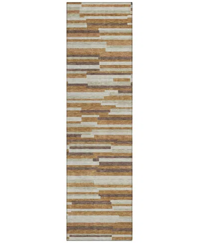 Addison Chantille Acn894 2'3"x7'6" Runner Area Rug In Paprika