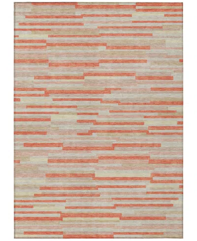 Addison Chantille Acn894 2'6"x3'10" Area Rug In Salmon