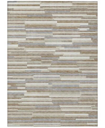 Addison Chantille Machine Washable Acn894 8'x10' Area Rug In Taupe