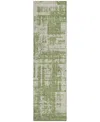 Addison Chantille Acn895 2'3"x7'6" Runner Area Rug In Green