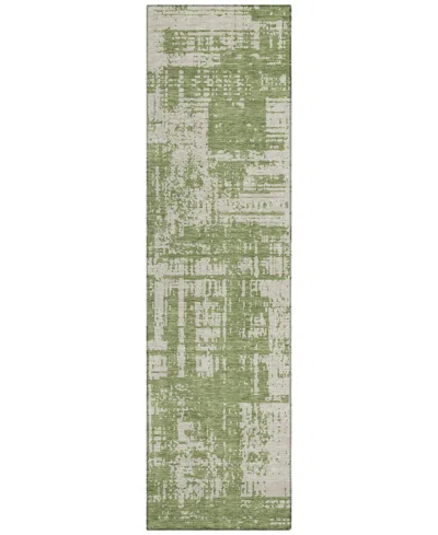 Addison Chantille Acn895 2'3"x7'6" Runner Area Rug In Green
