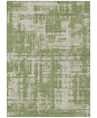 Addison Chantille Machine Washable Acn895 8'x10' Area Rug In Green