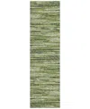 Addison Chantille Acn896 2'3"x7'6" Runner Area Rug In Olive