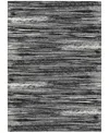 Addison Chantille Machine Washable Acn896 5'x7'6" Area Rug In Black