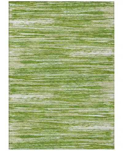 Addison Chantille Machine Washable Acn896 5'x7'6" Area Rug In Green