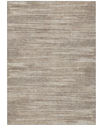 Addison Chantille Machine Washable Acn896 8'x10' Area Rug In Taupe