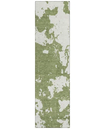 Addison Chantille Acn897 2'3"x7'6" Runner Area Rug In Green