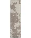 Addison Chantille Acn897 2'3"x7'6" Runner Area Rug In Taupe
