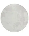 Addison Chantille Acn897 8'x8' Round Area Rug In Ivory