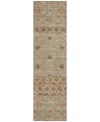 Addison Chantille Acn898 2'3"x7'6" Runner Area Rug In Brown