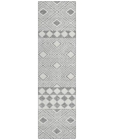 Addison Chantille Acn898 2'3"x7'6" Runner Area Rug In Gray