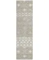 Addison Chantille Acn898 2'3"x7'6" Runner Area Rug In Taupe