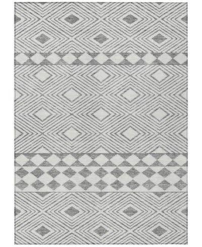 Addison Chantille Machine Washable Acn898 5'x7'6" Area Rug In Gray