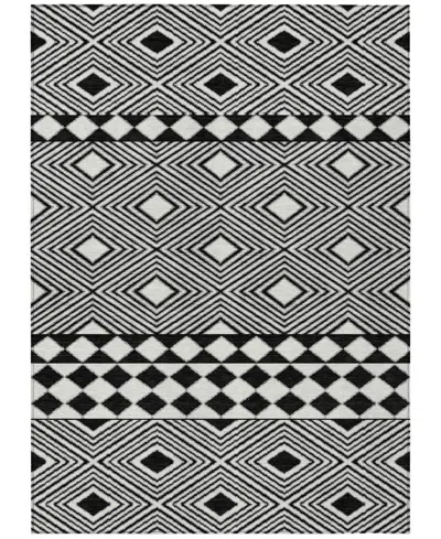 Addison Chantille Machine Washable Acn898 8'x10' Area Rug In Black
