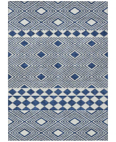 Addison Chantille Machine Washable Acn898 9'x12' Area Rug In Navy