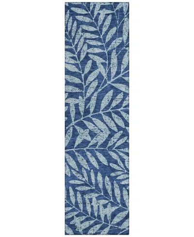 Addison Chantille Acn899 2'3"x7'6" Runner Area Rug In Navy