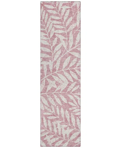 Addison Chantille Acn899 2'3"x7'6" Runner Area Rug In Rose
