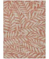 Addison Chantille Machine Washable Acn899 5'x7'6" Area Rug In Salmon
