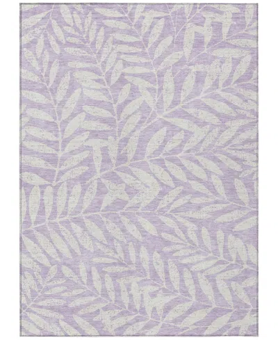 Addison Chantille Machine Washable Acn899 8'x10' Area Rug In Lavender