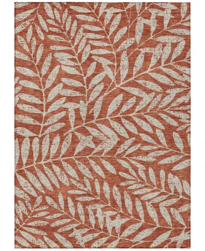 Addison Chantille Machine Washable Acn899 9'x12' Area Rug In Paprika