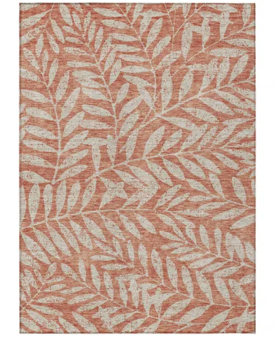 Addison Chantille Machine Washable Acn899 9'x12' Area Rug In Salmon