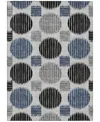 Addison Chantille Acn900 2'6"x3'10" Area Rug In Gray