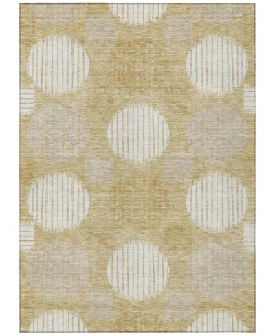 Addison Chantille Acn900 5'x7'6" Area Rug In Gold