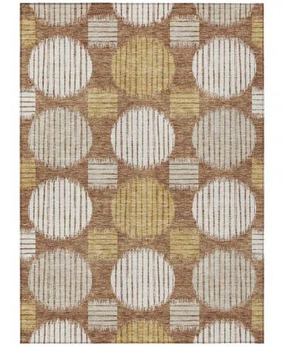 Addison Chantille Acn900 5'x7'6" Area Rug In Paprika